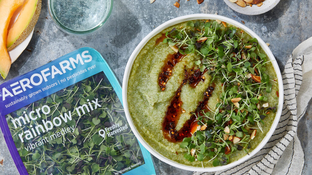 Micro Rainbow Mix, Cucumber & Melon Gazpacho